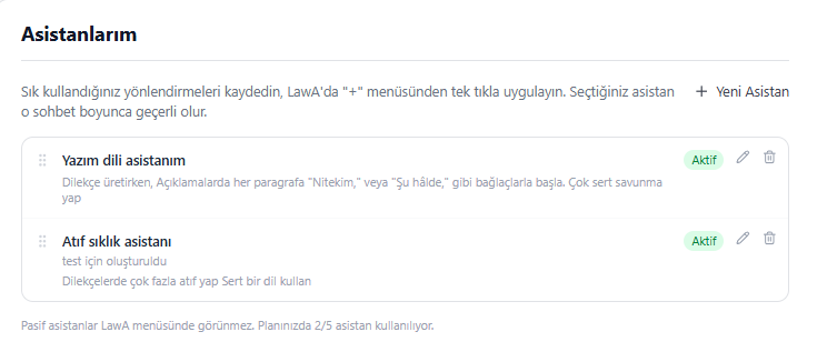 asistanlar genel